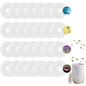 Demissle Replacement Fragrance Scented Pads Disc Fresh Oil Refill Pad for Towel Warmer Bucket (48 Pcs)