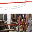 Sunluway 77175 Auto Body Alignment Bar Pulling Stick Tool 52in for Car Repair Bumper Hood Panel Deck & Bracket Dent Puller Stick Alignment Repair Tool Auto Body Dent Repair Tool with Chain