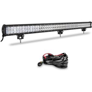 Willpower 44 Inch 288W Led Light Bar Flood Spot Combo Beam Off Road Driving Lights Waterproof Fog Work Lights for 4X4 Trucks Boat Car SUV ATV 12V 24V with Wiring Harness