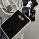 5MP 2K Window Camera,2.4GHz & WiFi Indoor Cameras for Home Security,Dog Camera with Mounting Sticker Al Color Night Vision,Person & Motion Detection, (White)