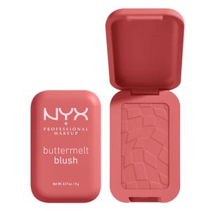 NYX PROFESSIONAL MAKEUP Buttermelt Powder Blush, Fade and Transfer-Resistant Blush, Up to 12HR Make Up Wear, Vegan Formula - Feeling Butta (0.17 Ounce (Pack of 1))
