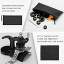 17-Piece Watch Battery Replacement Tool Kit with Watch Press and Back Removal Tool - Professional Watch Repair Kit for All Types of Watches