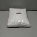 IMIKEYA Christmas Tree Skirt White 48 Inch Faux Fur Xmas Tree Skirt with Hand-Sewn White Pompoms for Christmas Tree Decorations