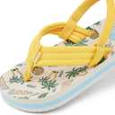 Reef Toddler/Little Kid Ahi Beach Flip Flop, Soft Cushion Footbed, Water Friendly, Backstrap (Hawaiian Pizza)