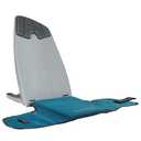 SUNBOARD Portable Ground Chair for Beach, Camping, Park & Stadium 5-Position Recline, Wearable, Lightweight Slim Style (Grey)