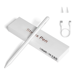 Stylus Pens for Touch Screens, Universal Fine Point iPad Pencil with Magnetic Adsorption Compatible with iPhone/iPad/Samsung/Android/Tablet & Other Touch Screens (White)