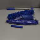 Duster, Microfiber Dusters with 2 Handle Sets, Durable 15-98.1 Inches Long Telescopic Rod, Washable, Feather Dusters for Cleaning Cobweb and Ceilings Fans, 5 Pack (Blue)