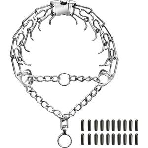 Adjustable Dog Collar, Stainless Steel Collar, Dog Collar with Quick Release Buckle for for Small, Medium Large (L) Adjustable Dog Collar, Stainless Steel Collar, Dog Collar with Quick Release Buckle for for Small, Medium Large (L)