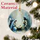 3 x Christian Gifts: Nativity Scene Christmas Ornaments | Christian & Religious Holiday Decor (Christmas Tree Decorations), Holy Family Ornament, Religious Gift, Baptism Gift & Unique Faith Festival Gifts