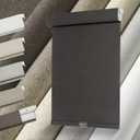 Persilux No Drill No Tools 100% Blackout Roller Shades for Windows,Linen Fabric Cordless Roller Blinds,Custom Blinds for Home,Bedroom,Living Room,Dark Brown-Blackout,Custom Size