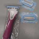 Schick Hydro Silk TrimStyle Razor with Bikini Trimmer for Women | 2-in-1 Bikini Razor for Women and Womens Trimmer for Pubic Hair, Includes 1 Waterproof Handle, 3 Refills & 1 AAA Battery