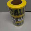 Premium Yellow Caution Tape Roll, 3 inch x 1000 feet, Ideal Use for Danger/Hazardous Areas/Crime Scene Halloween Party Decorations (3-Pack)