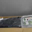 6FT Artificial Dracaena Tree - High-Density Foliage Fake Plant with Black Tall Planter - Faux Yucca Floor Plant for Home Office Decor Indoor