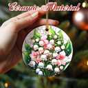 Christmas Ornaments, Flower Ornament, Christmas Tree Decorations, Holiday Ornaments, Gifts for Flower Lovers, Holiday Party Gifts, and Xmas Gift Ideas - Lily of The Valley