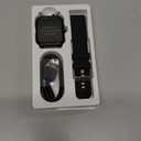 Smart Watch for Men Women Compatible with iPhone Samsung Android Phone 1.83 inch Full Touch Screen IP68 Waterproof Bluetooh Fitness Tracker Heart Rate/Sleep Monitor, Black