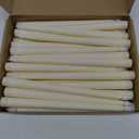 Funtery 48 Pcs Flameless LED Taper Candles 11 Inch Battery Operated Flickering Candles Bulk for Christmas Church Wedding Party (Ivory,Classic Style)