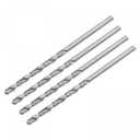 uxcell Solid Carbide Drill Bits, 1.7mm C2/K20 Tungsten Carbide Jobber Drill Bits Straight Shank Drilling Tool for Stainless Steel Aluminum Iron Metal Plastic 4pcs