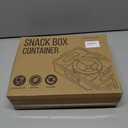 Travel Snack Container for Kids – Snackle Box with 8 Removable Compartments, Utensils and Recipe QR – Snack Box for Road Trips, Beach, Picnic and School Lunch, Large