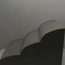Dog Stairs, Curved Pet Step with Leakproof Cover, High Density Foam Cat Ramp for Bed Or Sofa, 3 Tiers, Grey 24"x 15"