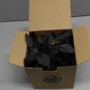 CQURE 5 Pack Black Fall Leaf Garland, Halloween Garland Hanging Vines Artificial Fall Maple Leaves Thanksgiving Decor for Home Wedding Fireplace Party