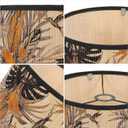 PRETYZOOM Simple Light Decor Accessories Light Lamp Shade Retro Lampshade Replacement Lamp Cover Modern Drum Lampshade Table Hanging Lamp Light Shade Lighthouse Weaving Japanese-style, 30x20cm