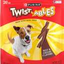 Purina Twistables Beef and Cheese Flavor Treats for Dogs - (Pack of 4) 26 oz. Pouches (1.63 Pound (Pack of 4)) BB Date Jan 2026