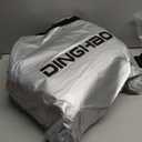 Navy Blue Heavy Duty Waterproof Car Cover for Sedan 185"-191" - All-Weather UV Protected Outdoor Full Exterior Cover with Sun/Snow/Rain Resistance