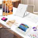 Acrylic Paint Set for Kids & Adults, Art Painting Supplies Kit with 18 Acrylic Paints, Paint Brushes, Canvas, Easel