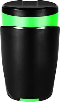 Portable Snack Dispenser, Keep Your Hand Clean, for Nuts, Candy, Cookies, Crackers, Small Snacks, for Game Lover, Home, Office, Car, 7oz (Green)