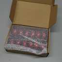 Gandeer Red Acrylic Napkin Rings Set of 12, Christmas Napkin Holder Rings 2.5 Serviette Buckles for Dining Table Decoration, Wedding, Thanksgiving Party, Banquets, Holiday Gathering