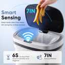 DUMOS Automatic Trash Can, 13 Gallon Touchless Sensor Garbage Can