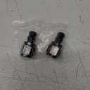 EVIL ENERGY 10AN Straight Push Lock Hose Fitting End Black 2PCS