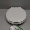 Centoco 2 inch Raised Toilet Seat for Seniors, Round, Closed Front with Cover, Plastic, Made in the USA, HL440STS-001, White