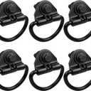 6PCS Cargo D-Hooks Compatible with 2015-2023 Ford Transit 150 250 350 Rear Cargo Tie Down Hook Replace BK21V550A74AD,V550A74-AD
