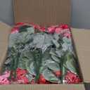 Waipfaru 2 Set Artificial Geraniums for Outdoors with Hanging Baskets, 12 Bundles UV Resistant Artificial Outdoor Plants, Fake Flowers for Spring Front Porch Home Patio Balcony Yard Decor, Mixing (Mixed)