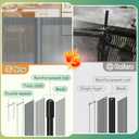200'' Retractable Baby Gates Extra Wide,34" Tall Retractable Dog Gate for Doorways, Stairs, Hallways, Decks, Garage,16 FT Indoor/Outdoor Grey Retractable Gate with Fiberglass Reinforcement Rods