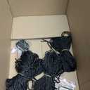 Windyun 1 Pc Bird Netting Bird Net Chicken Coop Mesh Heavy Duty Deer Fence Aviary Net Reusable Fruit Tree Poultry Barrier for Garden Protection Vineyard Against Hawk Squirrel, Black