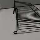 Black Grid Shelf/Rack Set Of 3 A Little Less Than 2 Feet Long