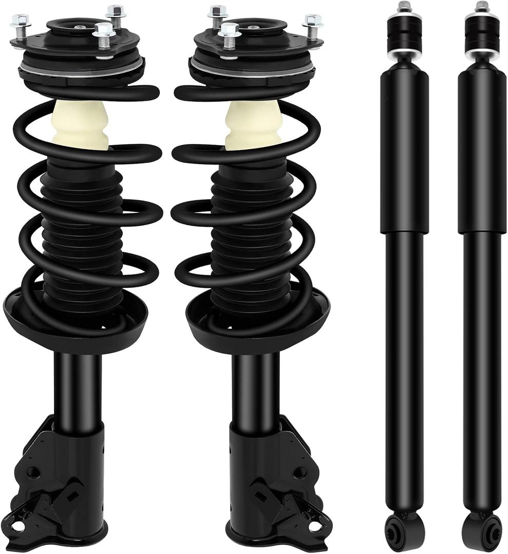 AUTOMUTO Strut Assembly Front and Rear Struts Shock Absorber Fit for 2006 2007 2008 2009 2010 2011 for Honda Civic, Replace 172284 172285 5609, set of 4