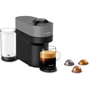 Nespresso Vertuo Pop+ Coffee and Espresso Maker by Breville, Dark Grey