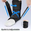Ankle Brace for Women Men - Ankle Support Brace for Sprained Ankle, Ankle Stabilizer for Achilles, Tendon, Sprain, Injury Recovery, Lace up Ankle wrap for Running, Basketball, Volleyball (Upgrade Ankle Brace, Small)