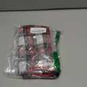 Woaboy Christmas Set of 2 Scottish Tartan Throw Pillow Covers Farmhouse Classic Plaid Decorative Couch Pillows Home Decor for Sofa Living Room Bed 18x18 Inch, Red and White