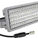 Kekeou 100W LED Flood Lights Outdoor 14000LM Arena Lights 6500K Stadium Lights IP67 Waterproof Exterior Parking Lot Light for Basketball Court Yard - Gray (100W-1Pack 2P)