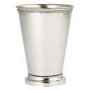 Elegance 90471 Beaded Mint Julep Cup, 4.5", Silver