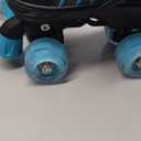 Nattork Kids Roller Skates for Boys & Girls, 4 Size Adjustable Rollerskates with Light Up Wheels for Teens Beginners Outdoor Sports, Birthday Gift for Toddler (Small(9C-12C), Teal)