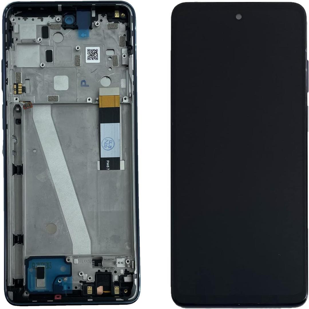 Ygpmoiki for Motorola Moto G Stylus 5G 2022 XT22151 XT22152 XT22153 XT22154 XT2215 LCD Display Touch Screen Digitizer Assembly with Frame Replacement Blue,6.8"