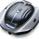 Bubot 300P Robotic Pool Cleaner, Cordless Pool Vacuum with Industry Leading Suction Power, Bluehole Tech, DirtLock Tech, Smart Sensor for Above-Ground Flat Pools up to 850 Sq.Ft, Silver