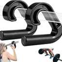 Pull Up Handles, 2 Pack Multifunctional Grip Gym Handles Robust, Ergonomic Portable Neutral Grip, for Home Gym, Strength Training, Resistance Bands Grip, Barbell, Row, Deadlift, Resistant, Bands