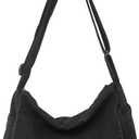 Canvas Messenger Bag Large Messenger Bags for Women Men Casual Canvas Crossbody Shoulder Bag with Multiple Pockets