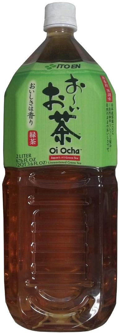 Itoen Unsweetened Green Tea, 67.6-Ounce (Pack of 6), BBD: MAY 07/2027